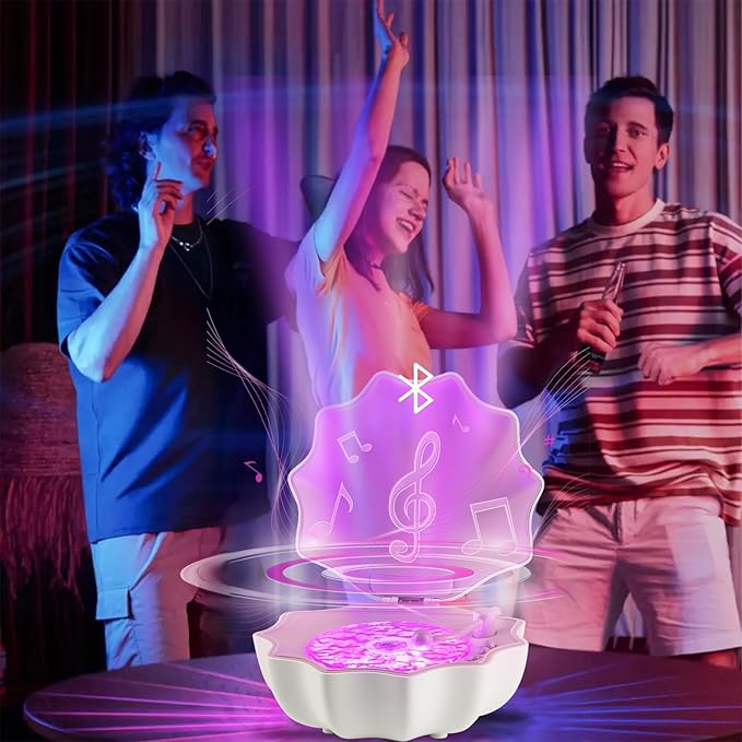 Shell Lamp with Bluetooth Speaker